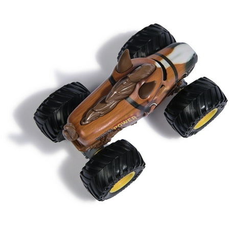Monster Jam, Official Horse Power Monster Truck, Die-Cast Vehicle, 1:64 Scale, Kids Toys for Boys Ages 3 and up