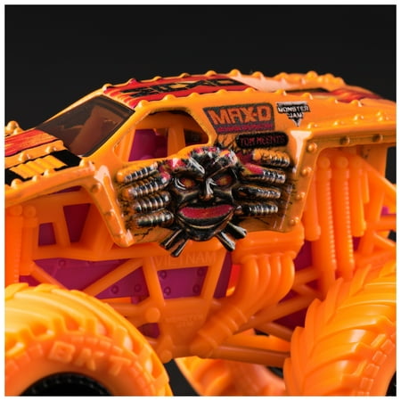 Monster Jam, Official Max-D Monster Truck, Die-Cast Vehicle, 1:64 Scale, Kids Toys for Boys Ages 3 and up