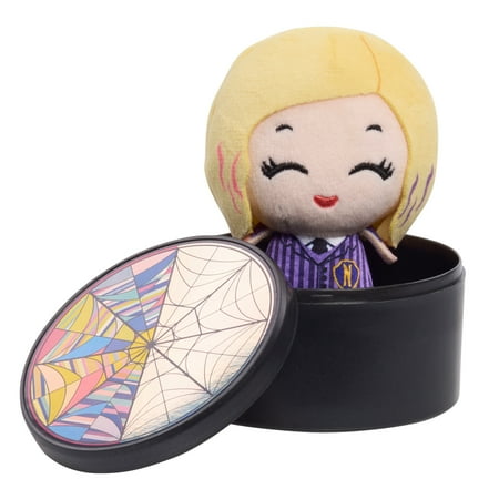 Wednesday Collectible Mini Plush, Officially Licensed Kids Toys for Ages 3 and Up by Just Play, Kids Toys for Ages 3 up