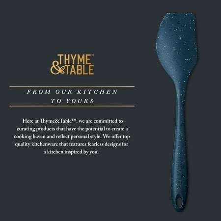 Thyme & Table Silicone Spatula, Speckled Blue