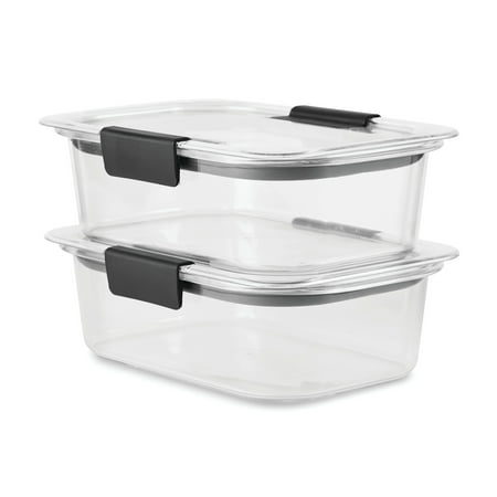 Rubbermaid 3.2 Cup Brilliance Stain-Proof Food Storage Container, Set of 2