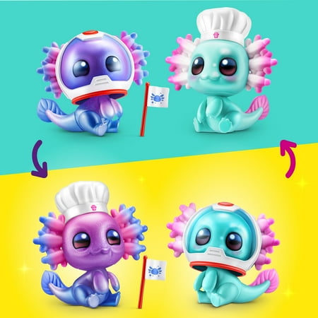 5 SURPRISE A-LOT-A Axolotls Reveal Surprise Themed Novelty Unboxing Toy Collectible Mini's by ZURU