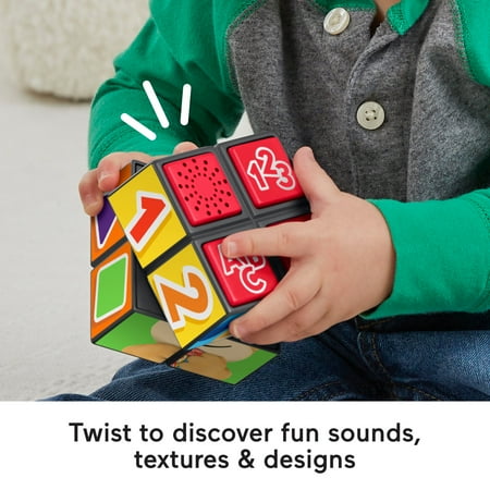 Fisher-Price Laugh & Learn Puppy?s Activity Cube Electronic Learning Toy for Baby & Toddler
