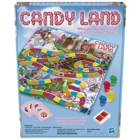Candy Land Preschool Board Game, No Reading Required For Young Children