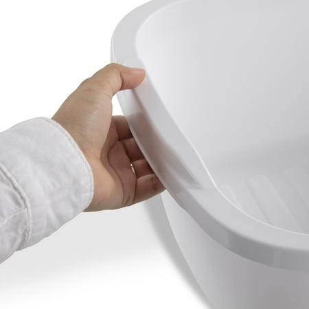 (4 pack) Sterilite 12 Qt. Dishpan, Multi-Purpose Plastic Wash Tub, Kitchen, Sink, White