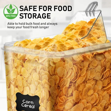 8.5L/287Oz Extra Large Airtight Food Storage Containers, 2 PACK Rice Flour Sugar Baking Supply Containers W/Lids, Airtight Pantry Containers for Kitchen Storage and Organization