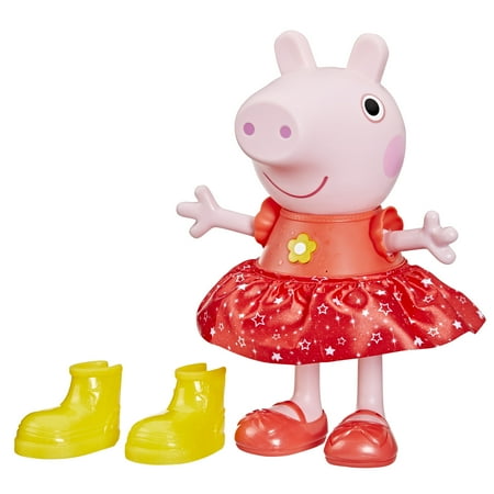 Peppa Pig Toys Peppa?s Muddy Puddles Party Doll, Musical Toys for Girls and Boys Ages 3+