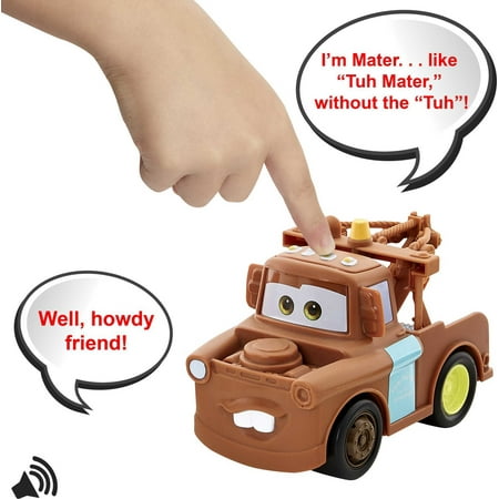 Disney Pixar Cars Track Talkers Mater Talking Toy Truck, 5.5 inch Collectible