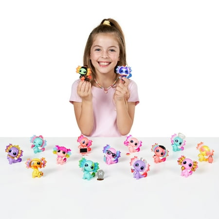 5 SURPRISE A-LOT-A Axolotls Reveal Surprise Themed Novelty Unboxing Toy Collectible Mini's by ZURU