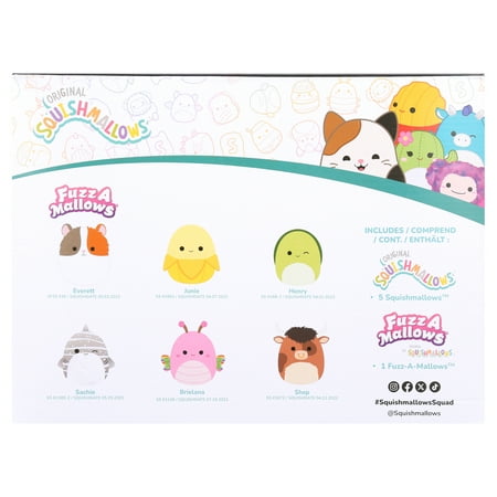 Squishmallows Official Plush 5 inch Assorted Value Box - Childs Ultra Soft Stuffed Toy