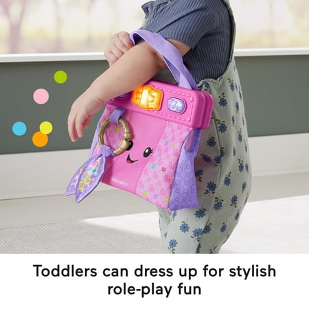 Fisher-Price Laugh & Learn Going Places Learning Toy Purse & Accessories, Ages 6+ Months, Plastic