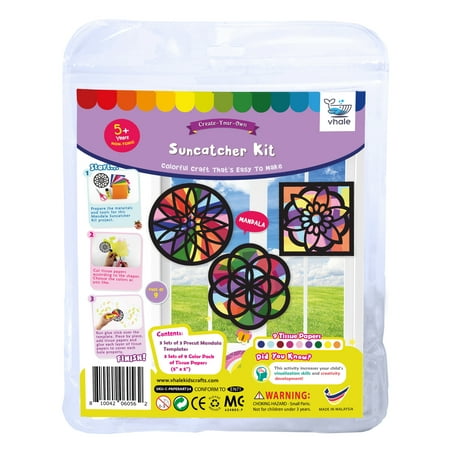 Vhale Suncatchers Stained Glass Effect Paper Craft Kit