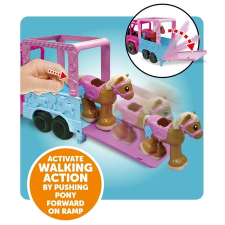 Kid Connection Pony Ranch Play Set with Lights and Sounds, 36 Pieces, Toddler Toys