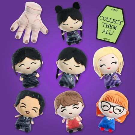 Wednesday Collectible Mini Plush, Officially Licensed Kids Toys for Ages 3 and Up by Just Play, Kids Toys for Ages 3 up
