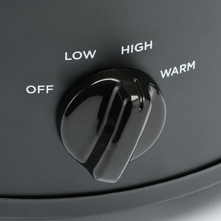 Mainstays 2 QT Slow Cooker, Matte Black Finish, Removeable Stoneware Pot, Model MS54100112165BOther,