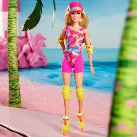 Barbie The Movie Collectible Doll, Margot Robbie as Barbie in Inline Skating Outfit