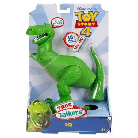 Disney Pixar Toy Story True Talkers Rex Figure with 15+ Phrases