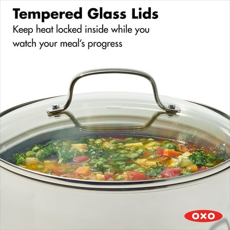 OXO Agility+ 13 Piece Non-stick Stainless Steel Cookware