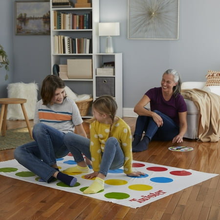 Twister Game with Spinner's Choice & Air Moves, 2+ Players, Non-Candy Easter Basket Stuffers Gifts