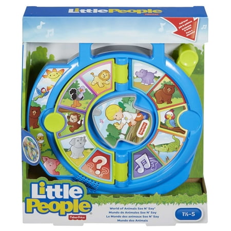 Fisher-Price Little People World of Animals See ?n Say Toddler Musical Learning Toy