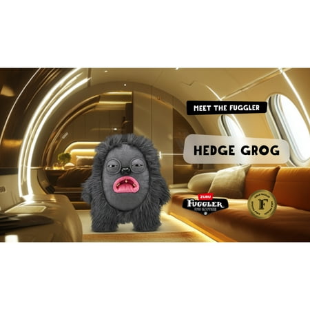 Fuggler Gold Fuggs 9 inch (Hedge Grog), Funny Ugly Monster Soft Plush Collectible Toy by ZURU