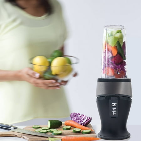 Ninja? Fit Personal Single-Serve Blender, Two 16-oz. Cups, QB3000SSBlack,