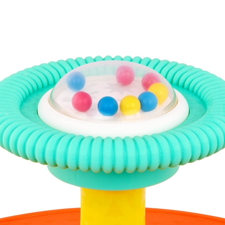 Battat Twist & Spin Activity Toy 3 Pieces with Ball Popper, Toddler 18 Months and Preschool Toys