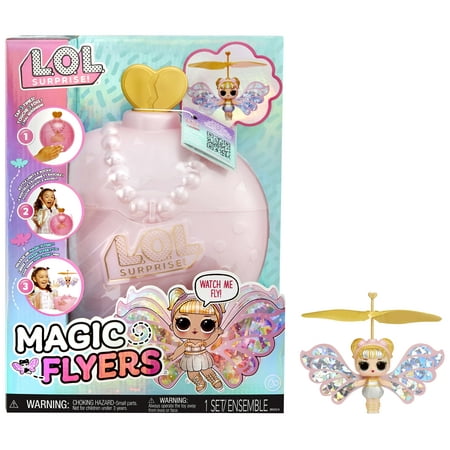 LOL Surprise Magic Flyers: Sky Starling- Hand Guided Flying Doll, Collectible Doll, Touch Bottle Unboxing, Toy Gift for Girls Age 6+