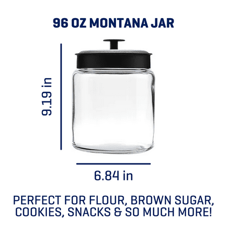 AH 96 Oz Montana Glass Jar