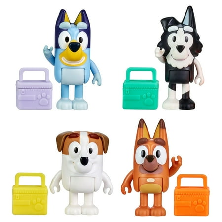Bluey School Friends Action Figures, 4 Packs