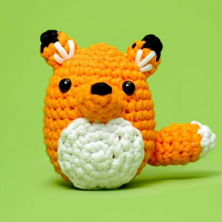 The Woobles Beginner Crochet Amigurumi Kits - Fox