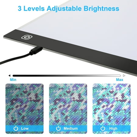 TSV 76pcs A4 LED Light Pad Diamond Painting Accessories for Diamond Art Craft, Diamond Painting Kits, Diamond Art Kits, Diamond Art Accessories