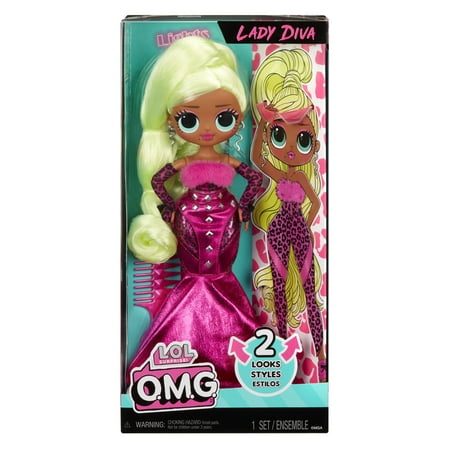 LOL Surprise OMG Lady Diva Fashion Doll with Fashions and Accessories, Ages 4+