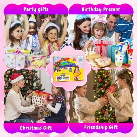 SUNNYPIG Unicorns Gifts for Girls 4 5 6 7 8 9 10 Year Old Girl Birthday Gift: Arts and Crafts for Kids 4-6 Painting Sticker Kits Girls Toys Age 6-8 Gem Toy for 5 6 7 8 9 Year Old Girls Room Decor