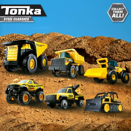 Tonka Steel Classics Tow Truck, For Girls and Boys, Ages 3 Year and Up