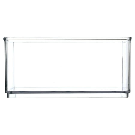 The Home Edit Medium Clear Storage Bin Organizer Insert, 1 Piece, 6.24" x 2.95" x 4.68"