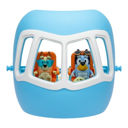 Bluey 3-in-1 Transforming Plane Playset, 25+ Sounds and Phrases, Ages 3+, Toddler Toys