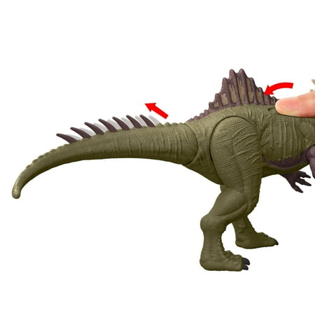 Jurassic World Chaos Theory Battle Roarin? Becklespinax Dinosaur Action Figure Toy, Rampage Strike