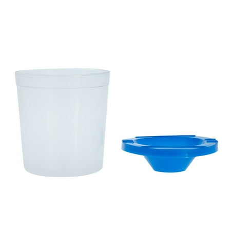 12 Pack No Spill Paint Cups With Lids for Kids, Arts and Crafts Supplies for Classrooms (4 Colors, 3 x 3 In)