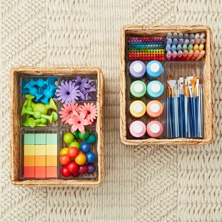The Home Edit Medium Clear Storage Bin Organizer Insert, 1 Piece, 6.24" x 2.95" x 4.68"