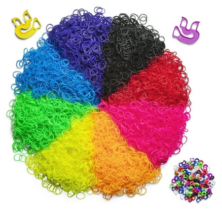 Rainbow Loom Neon Jumbo Bucket with 2X Happy Loom, 7+