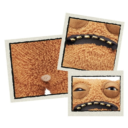 Fuggler Gold Fuggs 9 inch (Gnawing Terror), Funny Ugly Monster Soft Plush Collectible Toy by ZURU