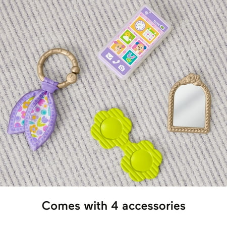 Fisher-Price Laugh & Learn Going Places Learning Toy Purse & Accessories, Ages 6+ Months, Plastic