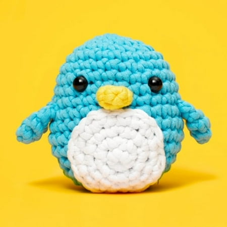 The Woobles Beginner Crochet Amigurumi Kits - Penguin