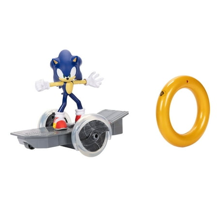 Sonic The Hedgehog Speed Feature RC Vehicle with Detachable Sonic Action Figure