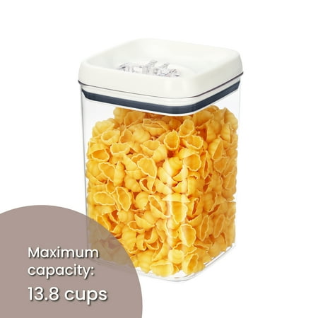 Better Homes & Gardens Canister - 13.8 Cup Flip-Tite? Square Food Storage Container