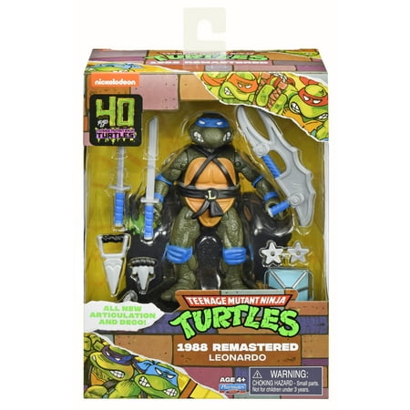 Teenage Mutant Ninja Turtles: 4? Remastered Leonardo Action Figure by Playmates Toys