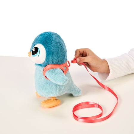 Little Live Pets My Walking Penguin Waddles, Interactive Gray Toy 25+ Sounds and Reactions, Ages 5+