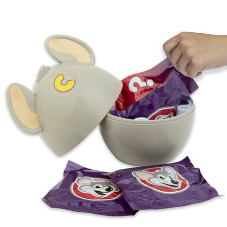 Chuck E. Cheese Mystery Egg, Collectible Figure & Accessories, E Tickets, Official Toy Merch
