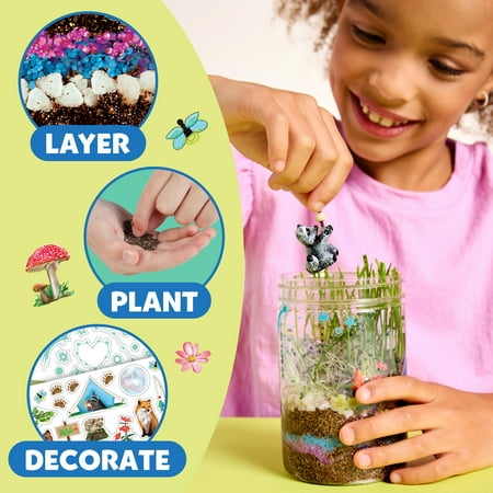 Creativity for Kids Grow N? Glow Terrarium ? Child Craft Activity for Boys and Girls